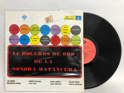 14 Voleros De Oro De La Sonora Matancera Vinilo Lp