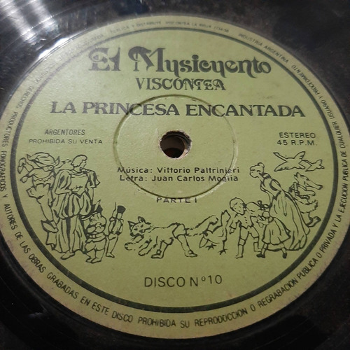 Simple El Musicuento Disco Nº 10 Viscontea C26