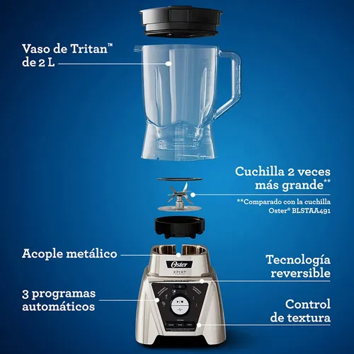 Licuadora Oster Xpert Series Blst3bc2t 2 Lts 1100w