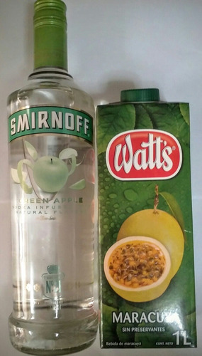 Licor Vodka Smirnoff Red\green Con Jugoferta