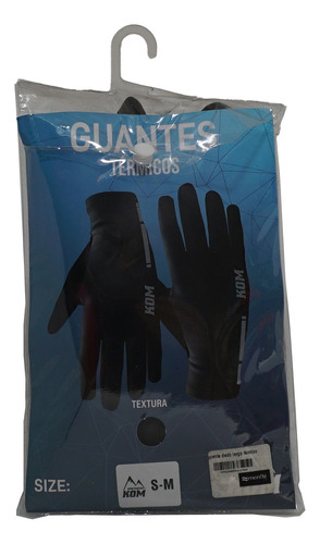 Guantes Térmicos Dedo Largo Ciclismo Mtb Ruta Kom