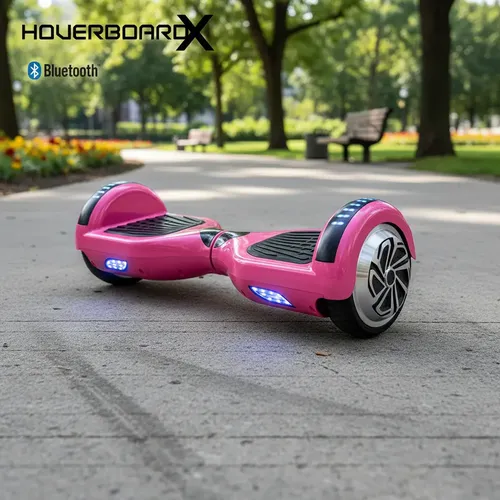 Hoverboard Overboard Adulto Skate Elétrico Grande Rosa 6,5