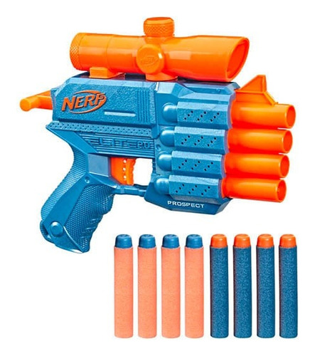 Lanzador Nerf Elite 2.0 Prospect Qs4 8 Dardos Nerf Elite