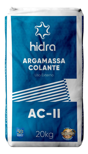 Argamassa Colante Azulejos Ac-ii-20kg Hidra