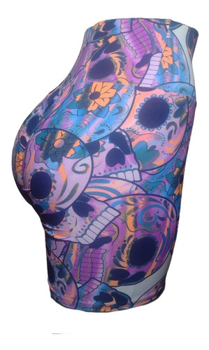 Imagem 4 de 6 de Conjunto Top Com Bojo + Short Com Franzido Empina Bumbum 101