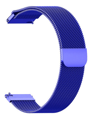 Pulseira Milanese Compatível Com Amazfit Galaxy Watch 20mm Cor Violeta