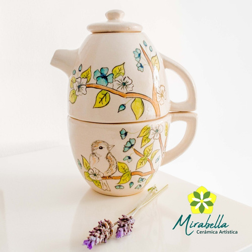 Imagen 2 de 4 de Tea For One Mirabella- Romanticismo Blu