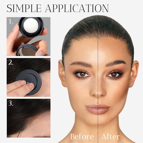 Pó Para Linha Do Cabelo, Pó Para Retoque De Raiz, Pó Para