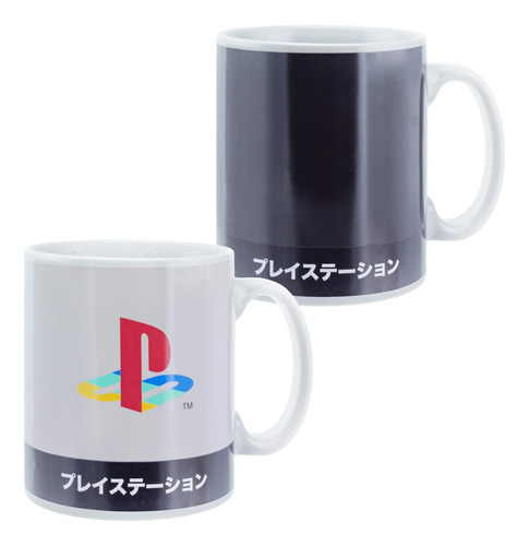 Taza De Playstation Heritage Heat Change Mug Color Blanco