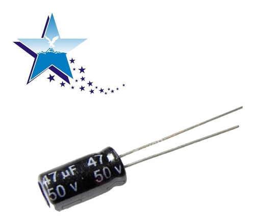 47x50v Capacitor, Condensador Electrolítico (pqte 25 Unid) 