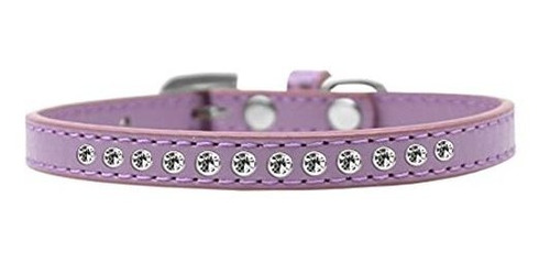 Collar Perro Cristal Lavanda Talla 12