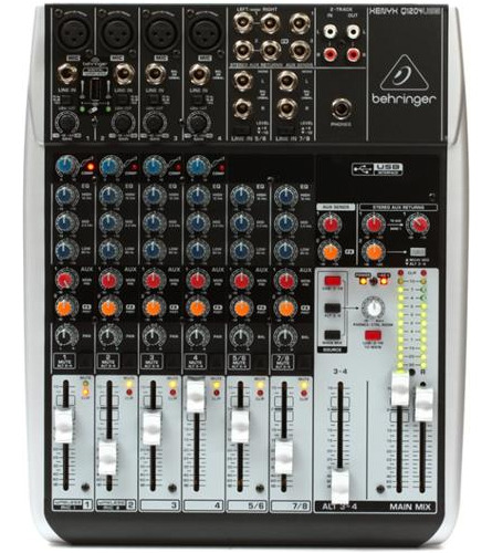 Behringer Xenyx Q1204 Usb Consola Mixer12 Canales Usb