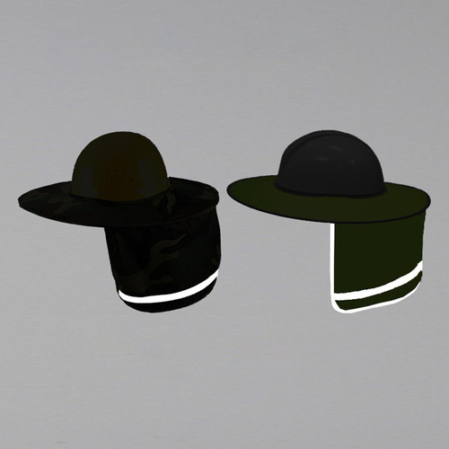 2 Sombrero De Protección Solar Con Visera Y 2 Piezas