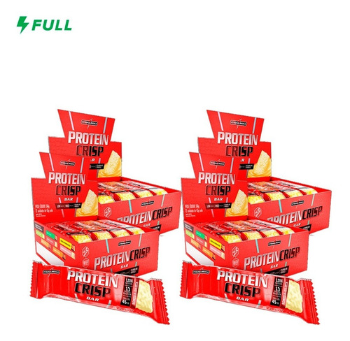 4x Barra Protein Crispy 12 Unidades - Integral Médica