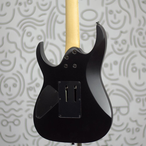 Guitarra Ibanez Rg Standard Rg420ex Bkf Com Ponte Edge Zero Floyd Rose Black Flat Acabamento Satin Fosco