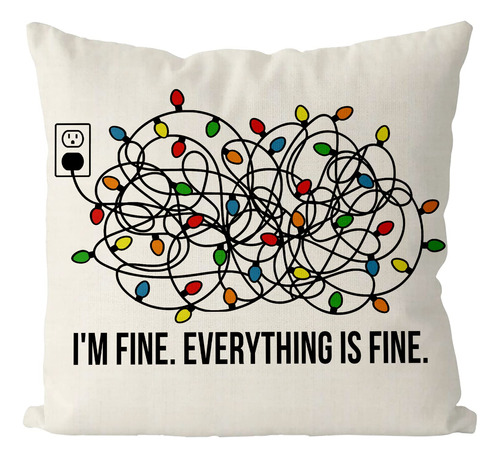 Gagec Fundas De Almohada Navidenas Con Lampara Everything Is