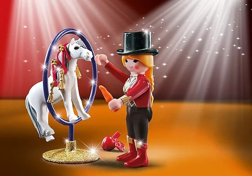 Playmobil Special Plus Domadora De Caballos 13 Piezas