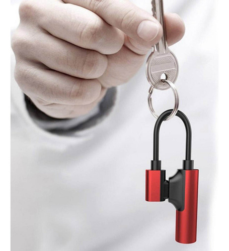 Tipo De Conector Divisor Usb-c Audio Auxiliar Para Rojo
