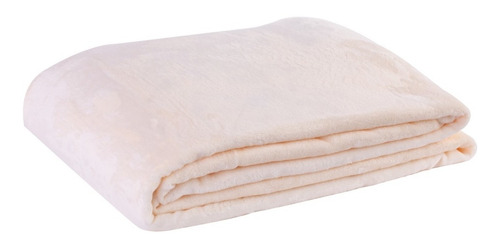 Manta Frazada Flannel Queen Beige Mercado Libre Basics