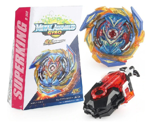 Beyblade Ferro Burst Sparking Brave B-163 Lançador Promoção