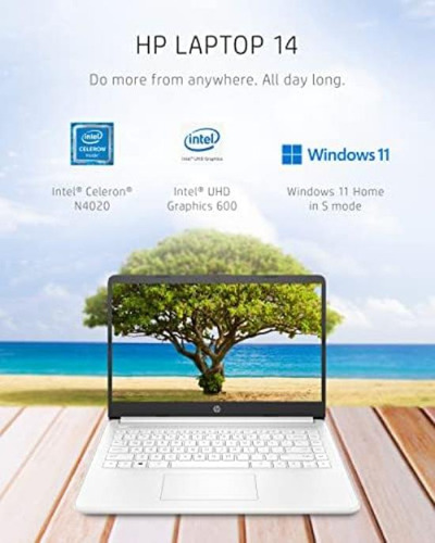 Computadora Portátil Hp 14, Intel Celeron N4020, 4 Gb De Ram