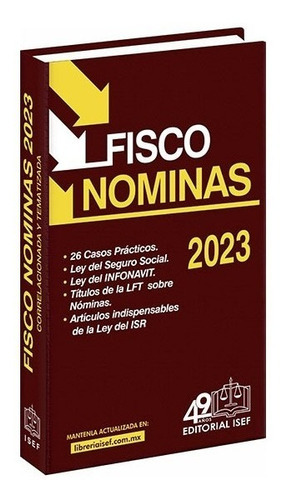 Fisco Nóminas Económica 2023, De Ediciones Fiscales Isef., Vol. No. Editorial Isef, Tapa Blanda En Español, 1