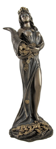 Estatua De La Diosa Romana De La Fortuna Fortuna En Bronce Tykhe 7 PuLG