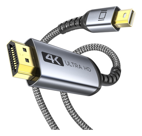 Warrky 4k Mini Displayport A Hdmi Cable2k@60hz, Aluminum She