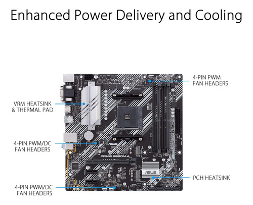 Motherboard Asus Prime B550m-a Wifi Ii Amd Micro Atx