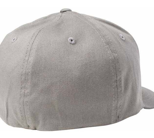 Imagen 2 de 3 de Gorra Fox Gris Flex Fit Talla Small/medium Orginal
