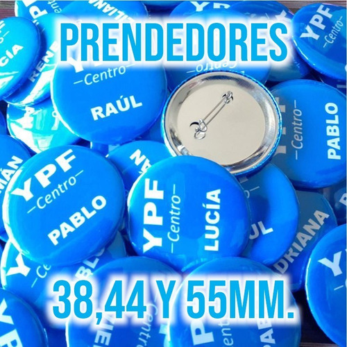 50 Pins Prendedores Personalizados 55mm. Promo Por Mayor