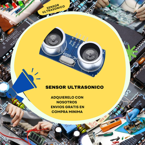 Sensor Ultrasonico Arduino 2 Piezas