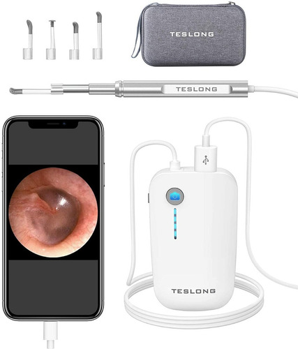 Otoscopio Digital Con Modo De Eliminación De Cera - Teslong