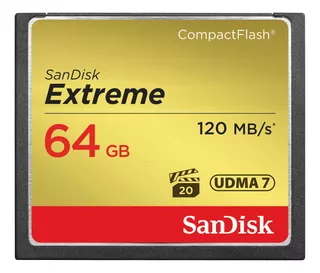 Tarjeta de memoria SanDisk SDCFXSB-064G-G46 Extreme 64GB
