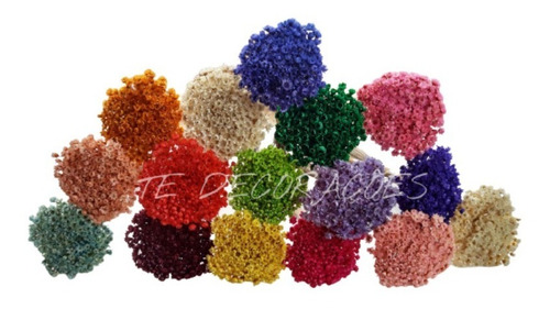 Imagem 4 de 5 de Sempre Viva 500 Flores Para Arranjos Convites Casamento Fest