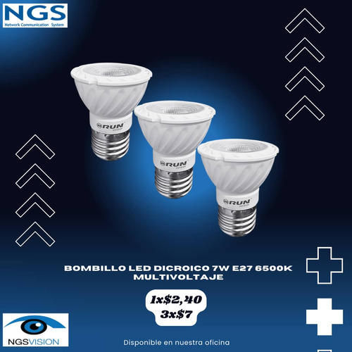 Bombillo Led Dicroico 7w 