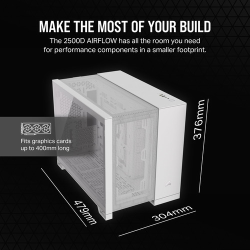 Funda Para Pc Corsair 2500d Airflow Small-tower Matx Con Tem