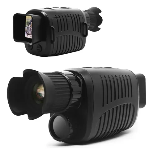 comprar Monóculo de visão noturna infravermelho alcance 300m zoom 7x bateria 2000mah leve resistente e ideal para acampamentos vigilância e observação noturna 059