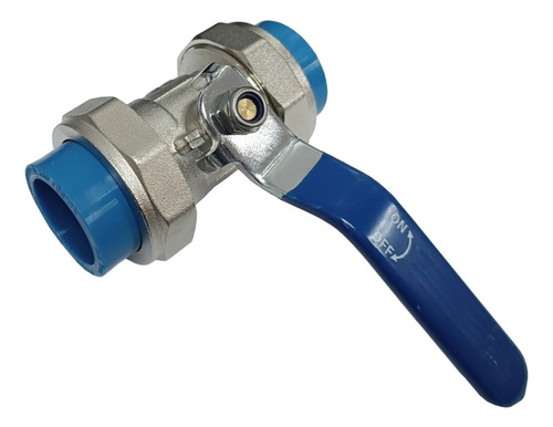 Registro Esfera Ppr Azul 20mm Para Rede De Ar Comprimido
