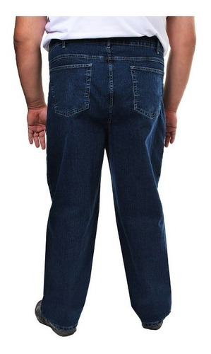 Imagem 3 de 5 de Calça Jeans Masculina Plus Size Tamanho Grande Até 68