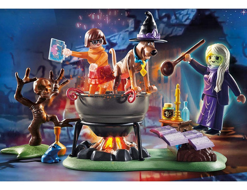 con iluminación © aventura en el caldero de bruja Playmobil 70366 Scooby-Doo