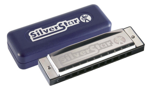 Armonica Hohner Silverstar Tono C Do Con Estuche Nueva Envio