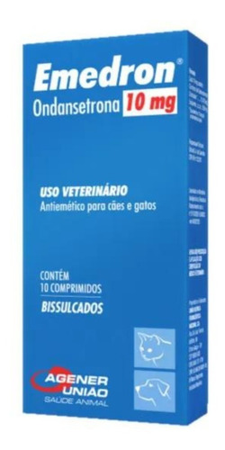 Emedron Para Cães E Gatos 10mg Com 10 Comprimidos - Agener