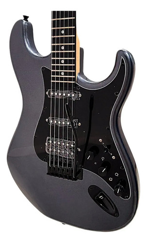 Guitarra Tagima Sixmart Com Efeitos Metallic Deep Silver Kit