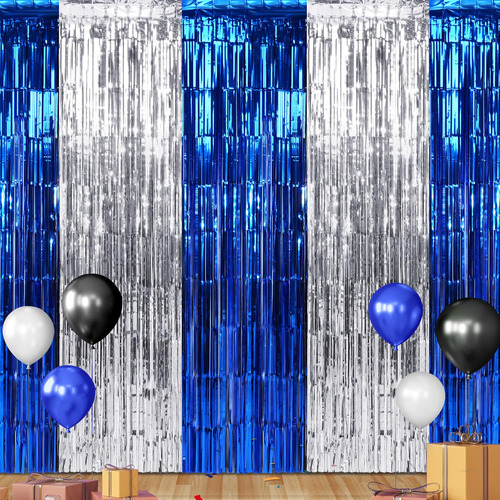 Cortina De Franja, Decoração De Fundo, Pacote Com 6 Unidades