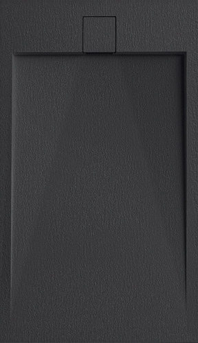 Receptáculo De Ducha 140cm X 70cm Premium Símil Piedra Color Negro