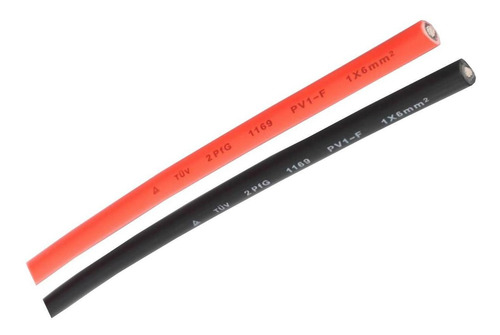 Cable Solar Pv, Mxsoe-016, 4m, C.10, 6mm, Hembra Y Macho Mc