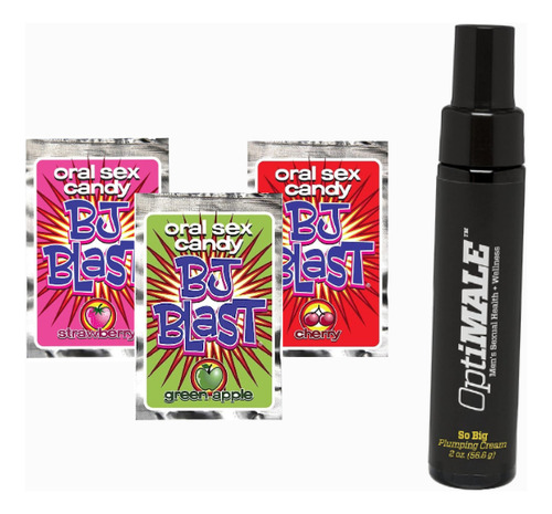 Lubricante Optimale So Big & 3 Dulces Sxo Oral Bj Blast Sin Sabor