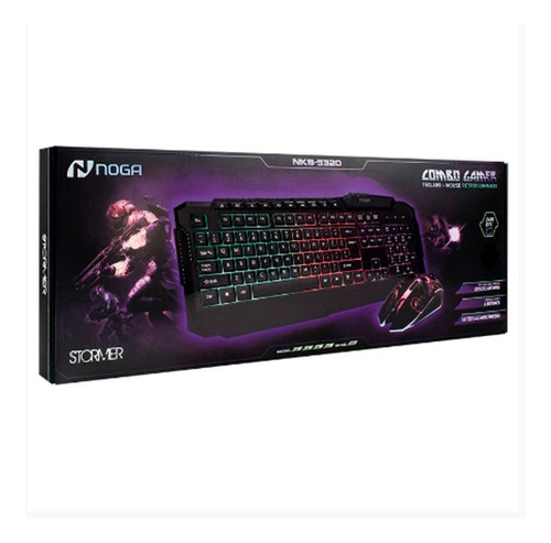 Combo Gamer Noga Teclado + Mouse Retroiluminado Kit Nkb-5320