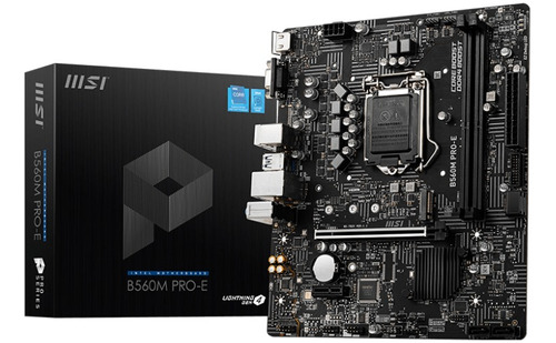 Placa Mãe Msi B560m Pro-e , Intel Lga 1200, Intel B560 Ddr4